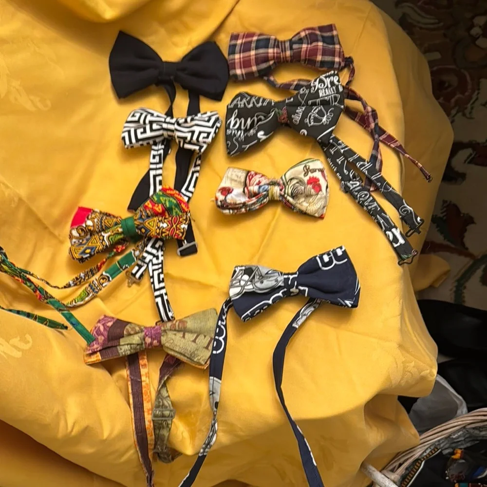 Colorful Bow Ties - Select the one that you like.  Twenty dollars each.